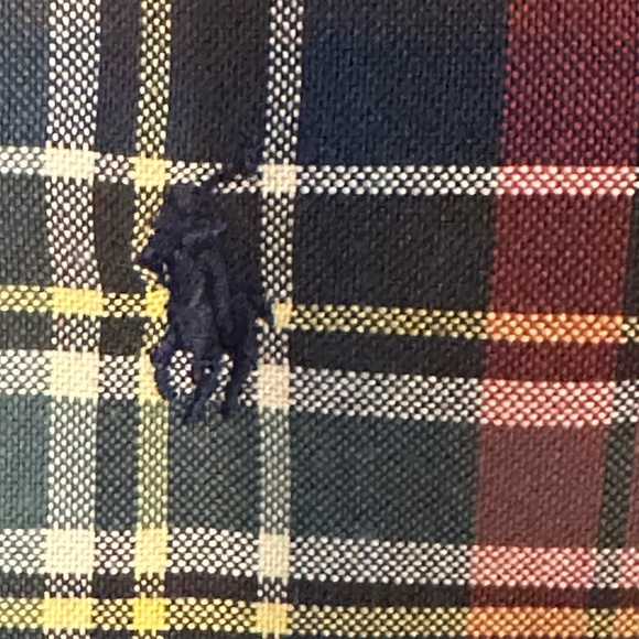 Ralph Lauren Red Plaid Button-Up Shirt - Picture 9 of 9